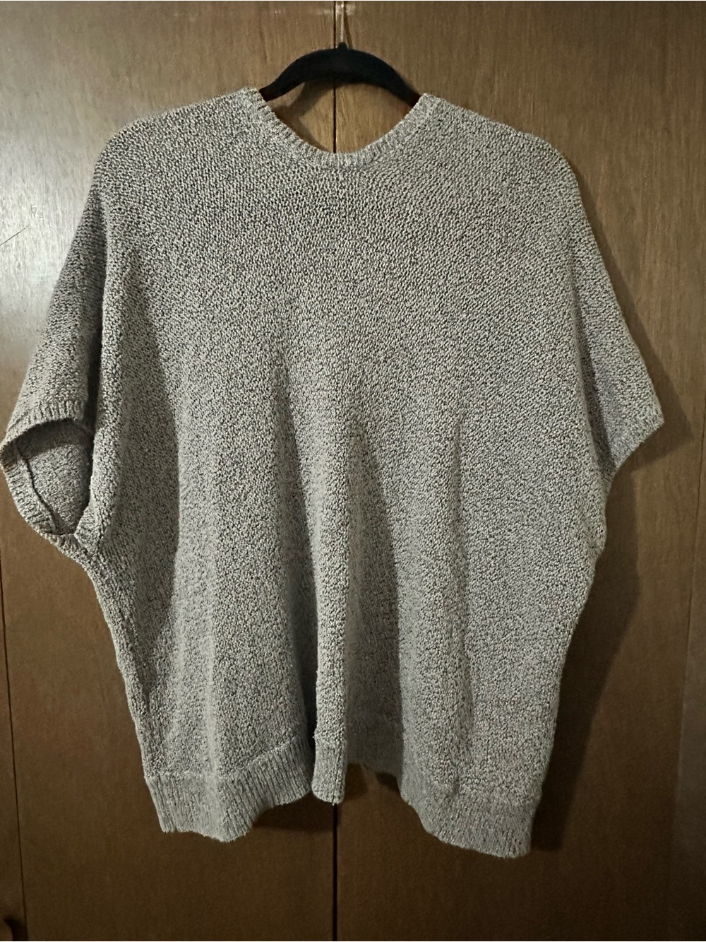 Aritzia Community Ionic Cape Natural Grey Oversized Knitted Cardigan Size XXS - Picture 8 of 11